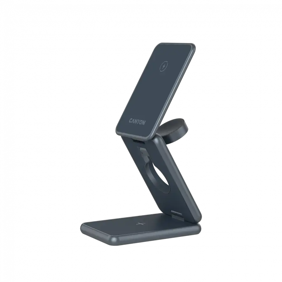 CANYON Foldable wireless charger OnCharge 309 15W 3in1 Metal