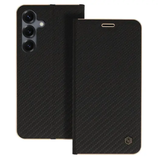 Wonder Frame Carbon Case for Samsung Galaxy S25 black