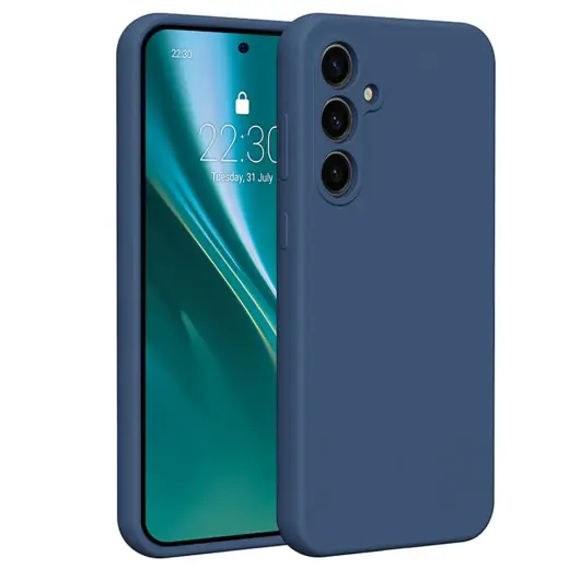Etteri Silicone case for Samsung Galaxy S23 FE dark blue