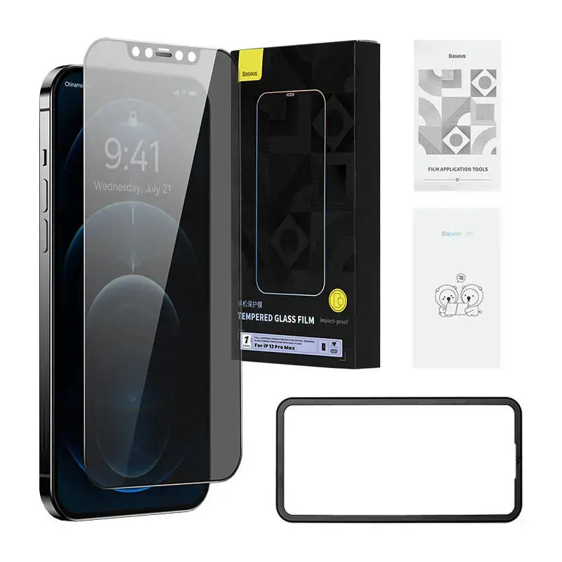 Baseus ekrāna aizsargstikls priekš iPhone 12 Pro Max