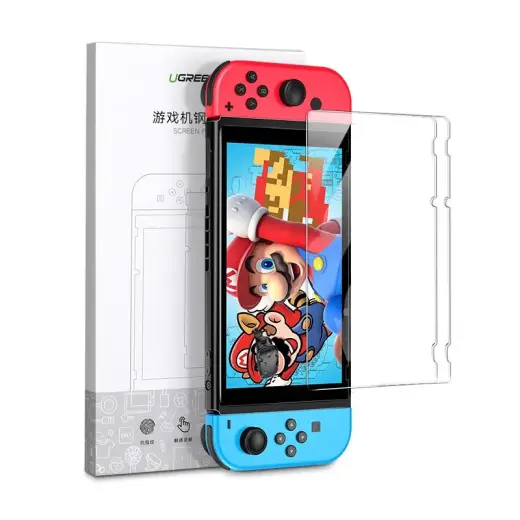 Ugreen 2x tempered glass for the Nintendo Switch screen transparent (50728)