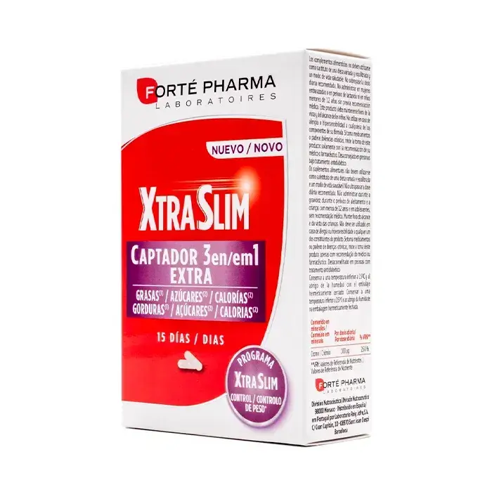 FORTÉ PHARMA Forté Pharma Xtraslim 3-in-1 Absorber, 60 Capsules