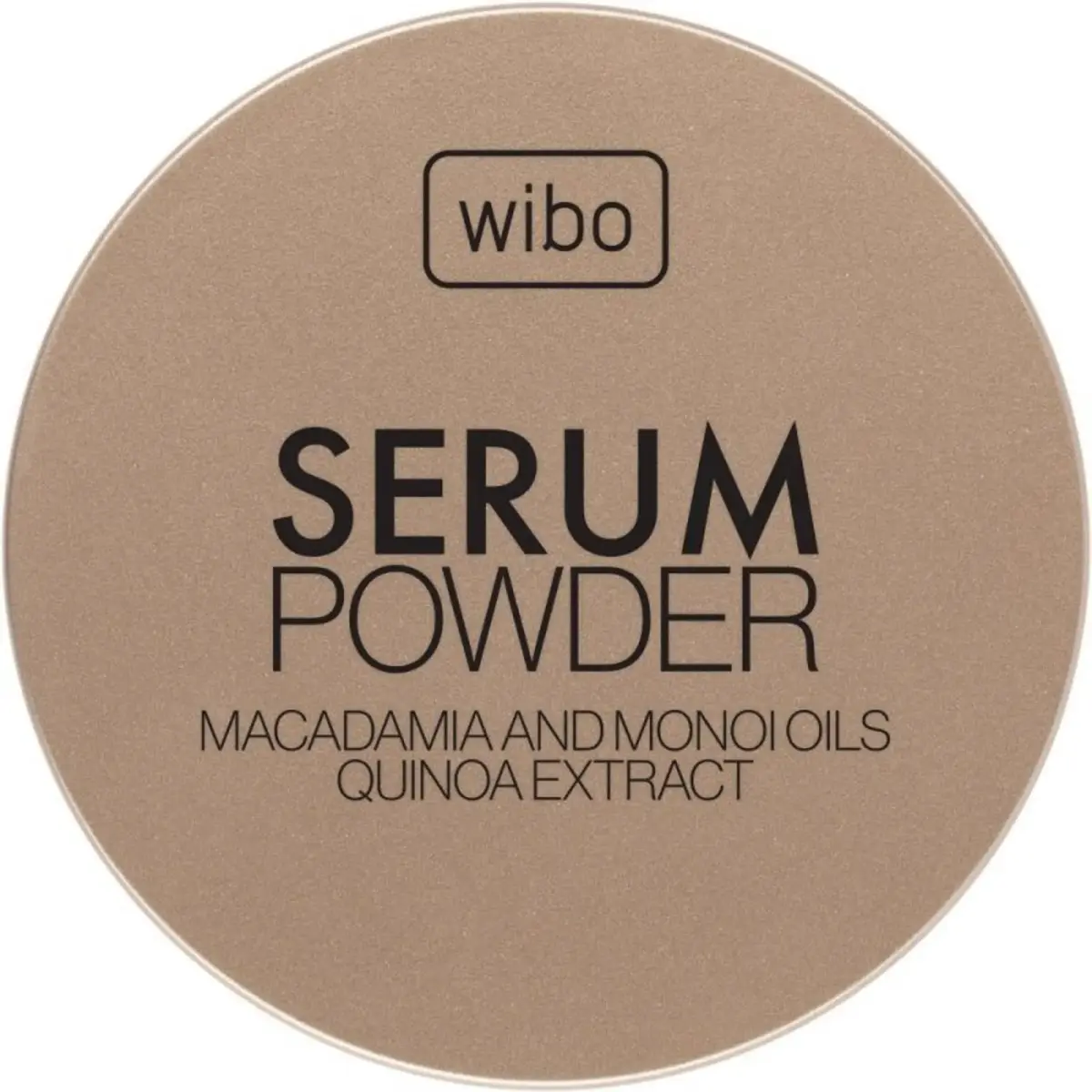 Wibo, Serum Powder Macadamia, Quinoa, Absorbs oil, Loose Setting Powder, Transparent, 10 g