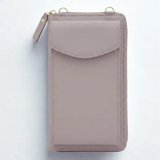 PHONE BAG WITH WALLET FUNCTION (18*11*5CM) PINK
