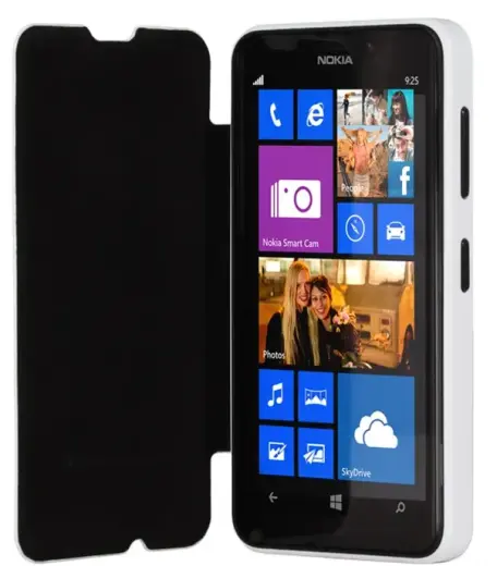 Mozo maciņš telefonam Nokia Lumia 1320 balts