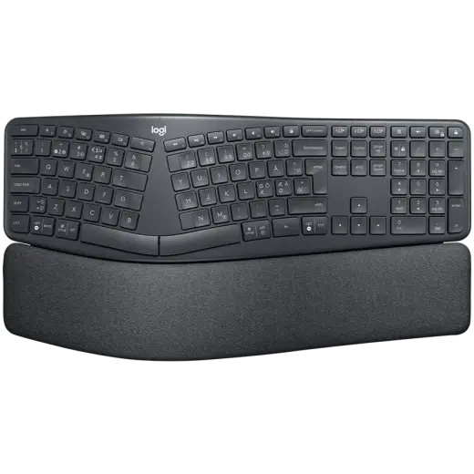 LOGITECH K860 ERGO Bluetooth keyboard - GRAPHITE - FRA