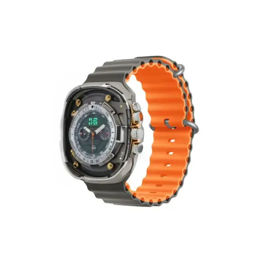Devia Deluxe Sport6 ремешок для умных часов Apple Watch (38/40/41 mm) | силиконовый | серый/оранжевый