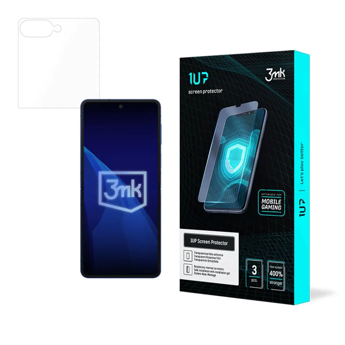 3mk 1UP protective film for phone Samsung Galaxy Z Flip 8 (F776) (3 pcs.)