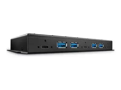 Lindy - hub - 7 ports - rack-mountable