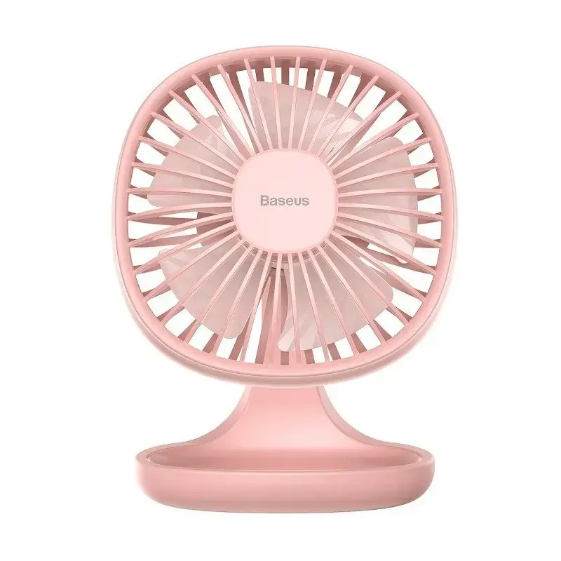 Baseus CXBD-04 galda ventilators rozā krāsā