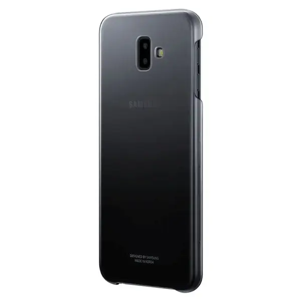 Samsung EF-AJ610CBEGWW Gradiation Original Cover for Samsung J610 Galaxy J6 Plus (2018) Black