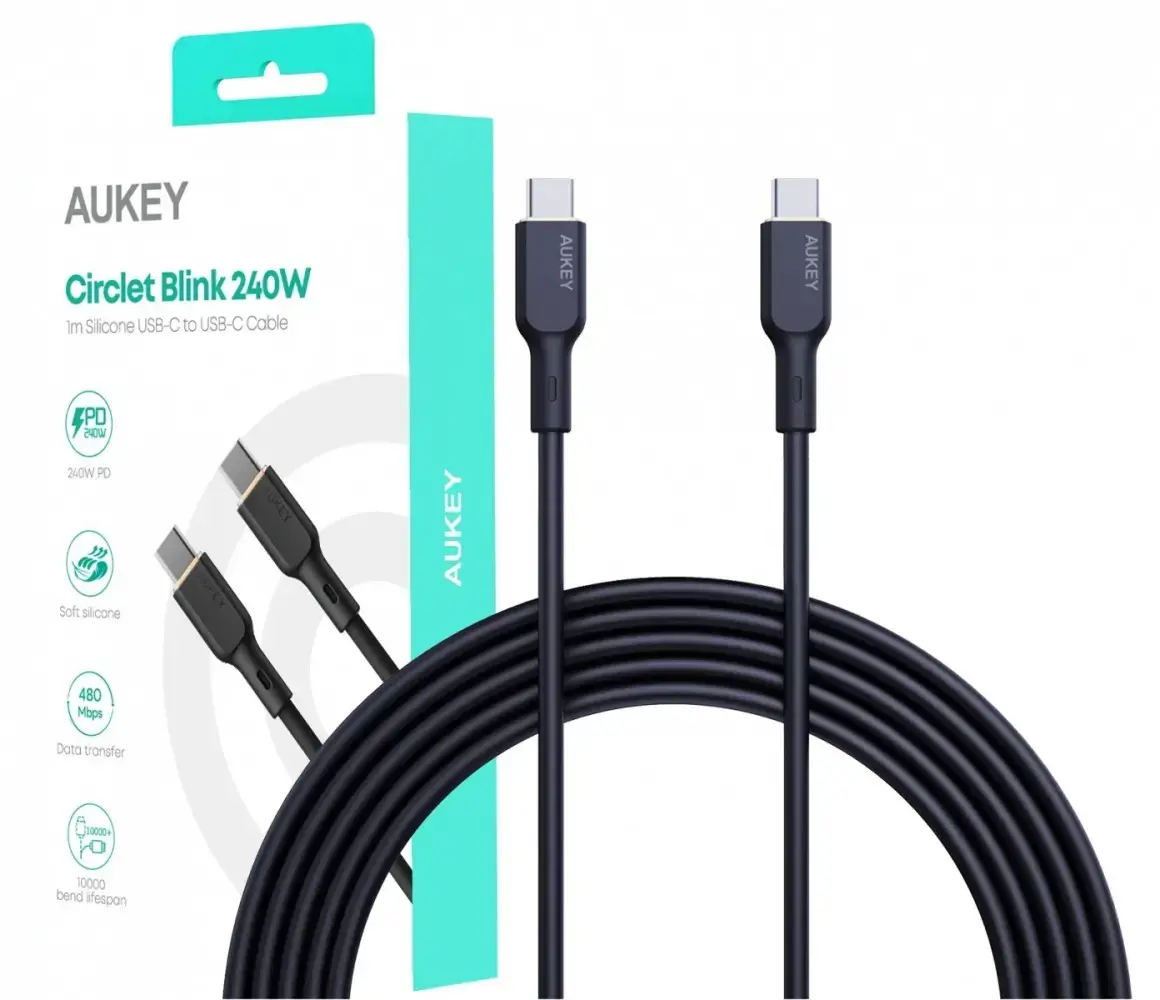 CB-SCC241 Circlet Blink Silicone USB C - USB C | 1m | 5A | 240 W PD | 20V
