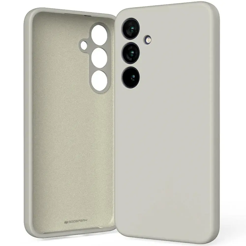 Mercury Silicone telefona maciņš priekš Samsung Galaxy S25+ akmens