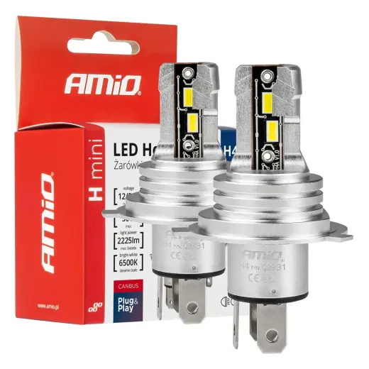LED Headlights H-mini Series H4/H19 AMiO-03331