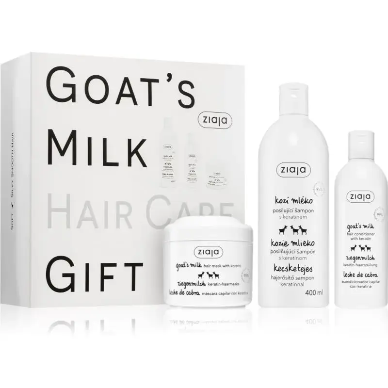 Ziaja Goat's Milk Coffret Cadeau (pour Cheveux Secs Et Abîmés)