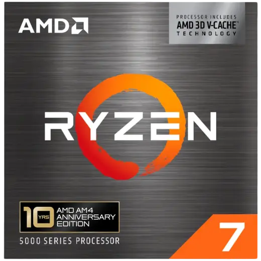 AMD CPU Desktop Ryzen 7 8C/16T 5800X3D (4.5GHz,100MB,105W,AM4) Box