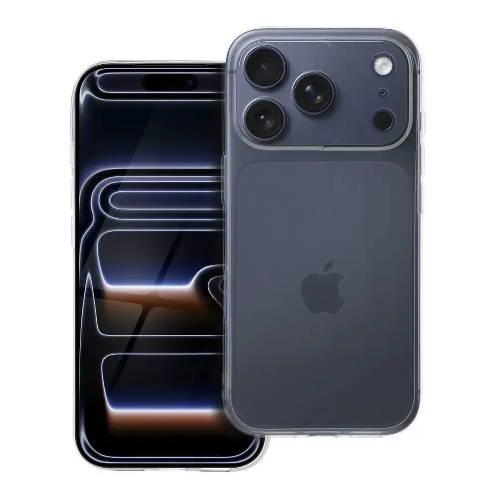 CLEAR 2 mm maciņš telefonam iPhone 17 Pro caurspīdīgs