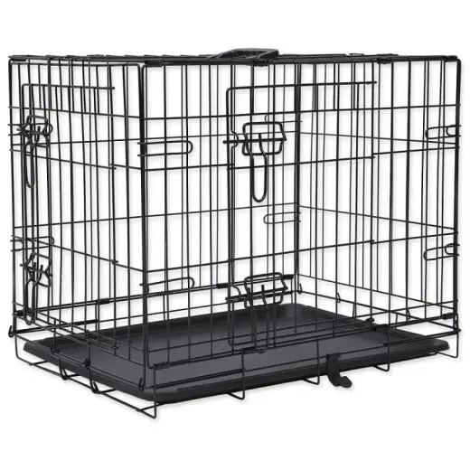 Bokss suņiem - Placek wire dog crate / Double door / 106 x 69 x 77 cm