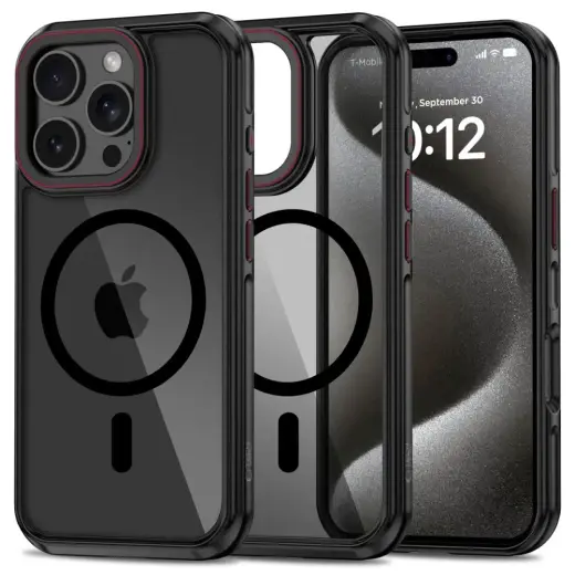 TECH-PROTECT MAGHYBRID MAGSAFE IPHONE 16 PRO MAX BLACK|RED