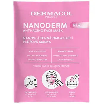 Dermacol Nanoderm Face Mask - Nanovlákenná omlazující pleťová maska