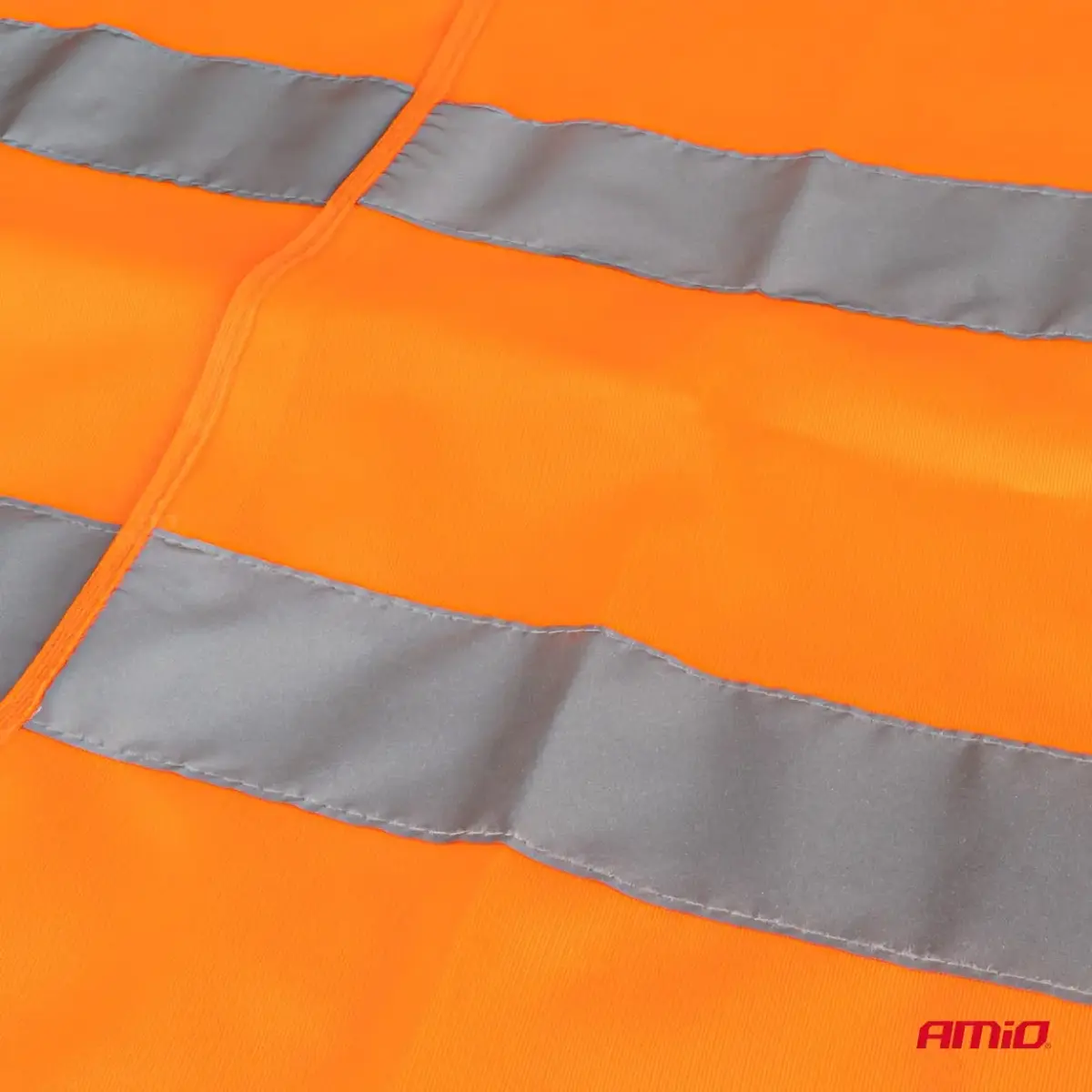 Safety vest orange with certificate XXL AMIO-03985