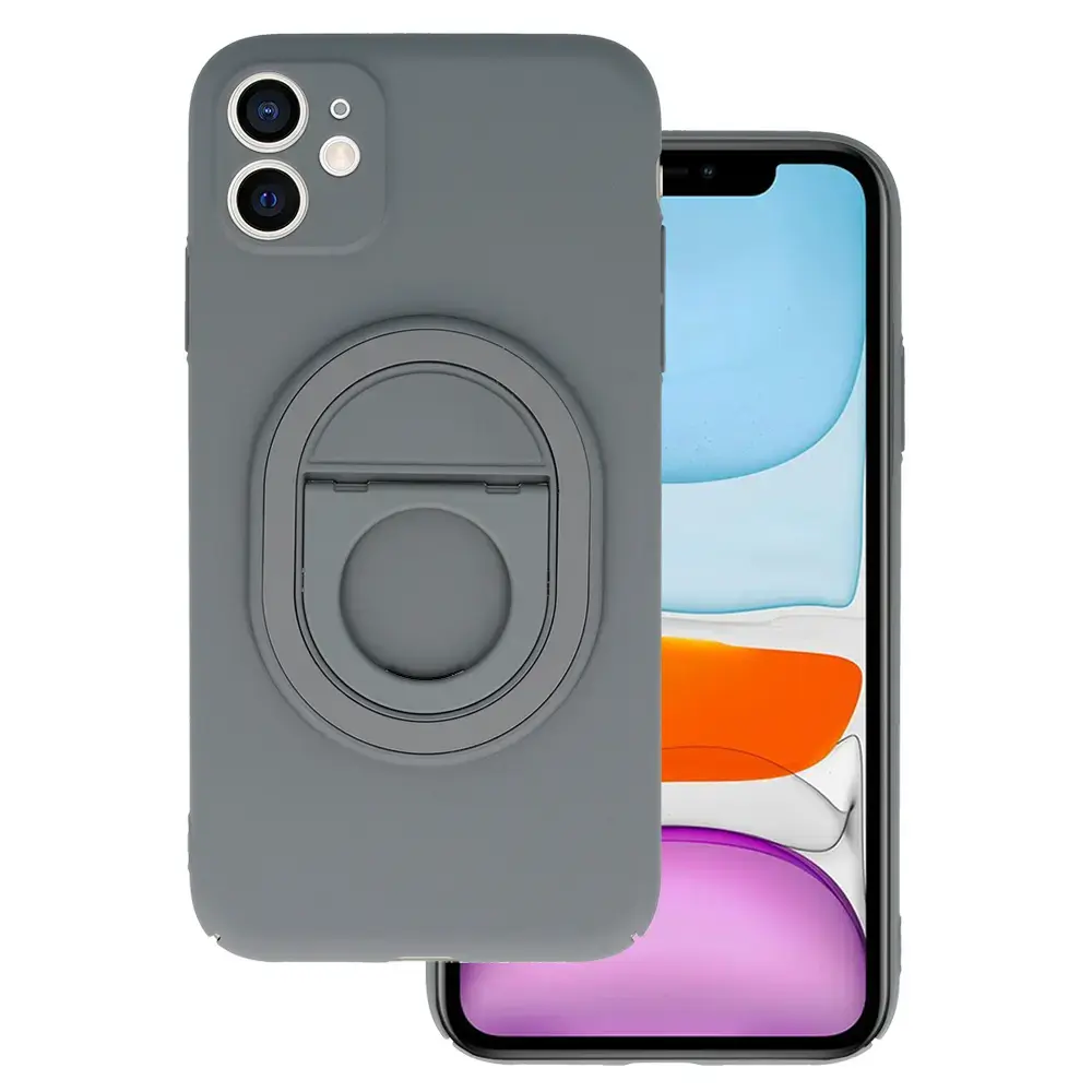Tel Protect Magnetic Elipse maciņš telefonam iPhone 11 pelēks