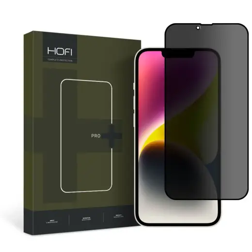 HOFI ANTI SPY tempered glass for iPhone 13 Pro Max | 14 Plus (privacy effect)