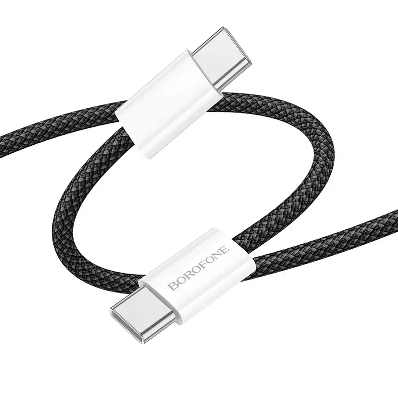 Borofone BX103 data transfer and charging cable | USB-C to USB-C | 60W | 1m | black