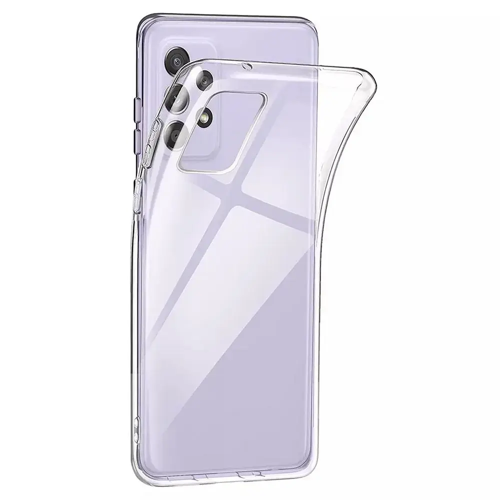 Clear 2mm maciņš telefonam Samsung Galaxy A52 5G (A526) | A52 4G (A525) | A52s 5G (A528) caurspīdīgs