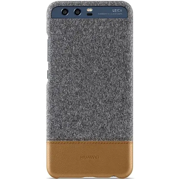 Huawei backcover P10 skóra-filc jasny sz light gray leather|felt 51991894