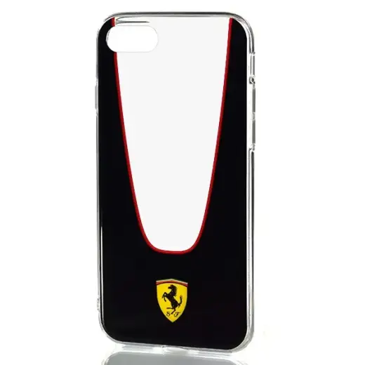 Ferrari Hardcase FEAPHCP7BK iPhone 7|8 SE2020 | SE 2022 transparent|black