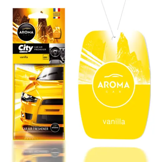 Car air freshener AROMA CAR CITY CARD VANILIA