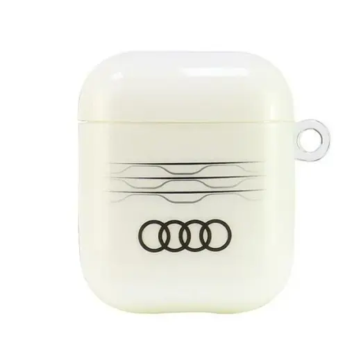 Audi IML Geometric Pattern AirPods        1|2,cover biały|white AU-IMLAP-A6|D3-WE
