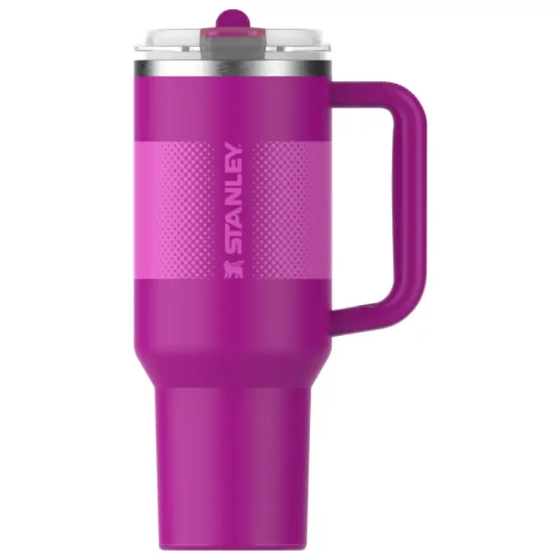 Termosinis puodelis su šiaudeliu The Quencher ProTour Flip Straw Tumbler 1.18L violetinė