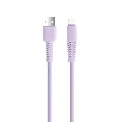 Setty KSA-L-1.529 data transfer and charging cable | USB-A to Lightning | 10.5W | 1.5m | purple