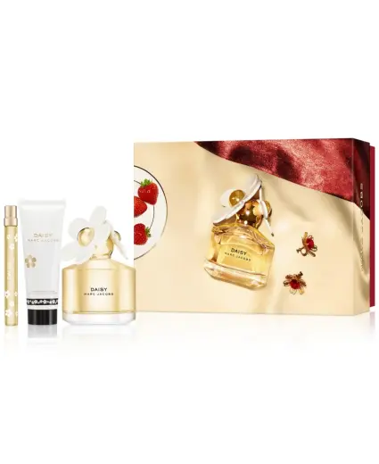 Set Marc Jacobs: Daisy, Eau De Toilette, For Women, 100 ml + Daisy, Eau De Toilette, For Women, 10 ml *Miniature + Daisy, Hydrating, Body Lotion, 75 ml