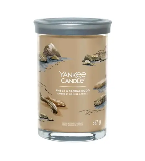 Yankee Candle Signature Amber & Sandalwood Tumbler 567g