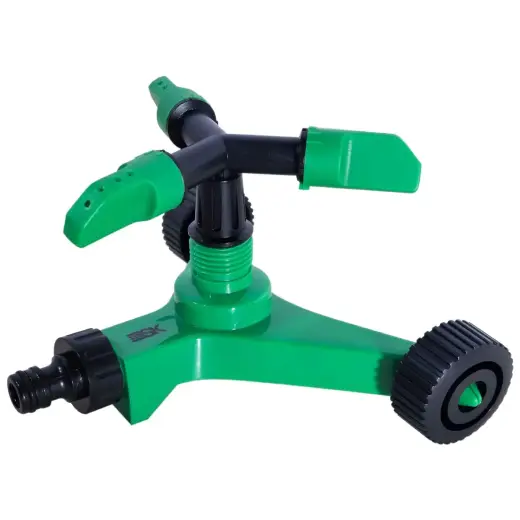 Sprinkler, rotary with wheels