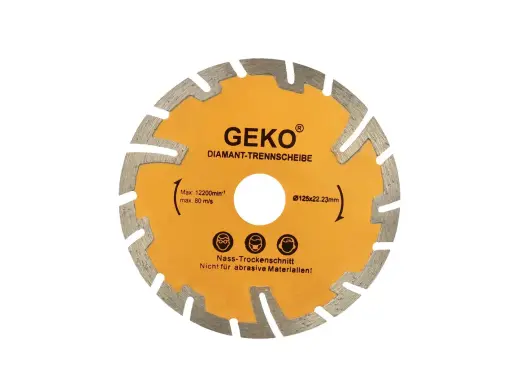 Sügavalt kaitstud turbo teemantketas 125x22,2mm