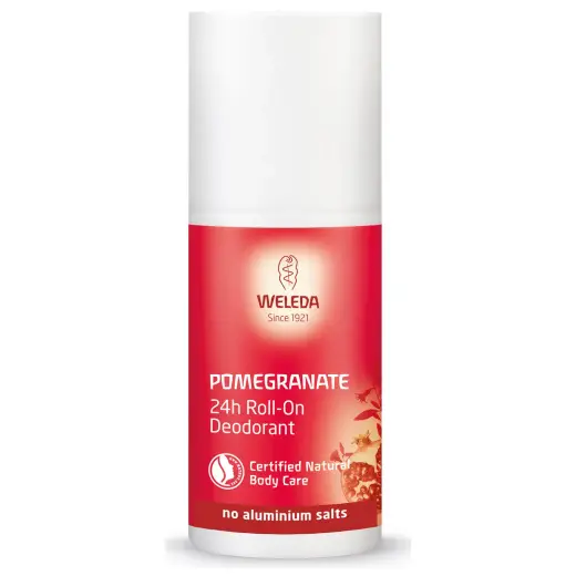 Weleda, 24 Hour Roll on Deodorant Pomegranate, 1.69 Oz