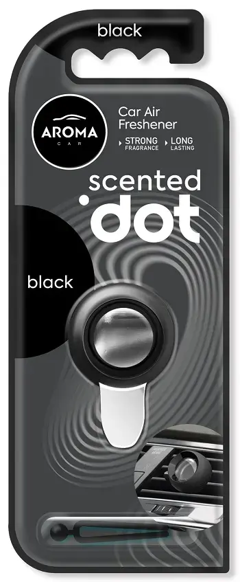Car air freshener AROMA CAR Membrana DOT Black