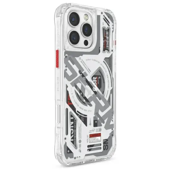 Skinarma case Ekho iPhone 16 Pro 6.3" Magnetic Charging clear