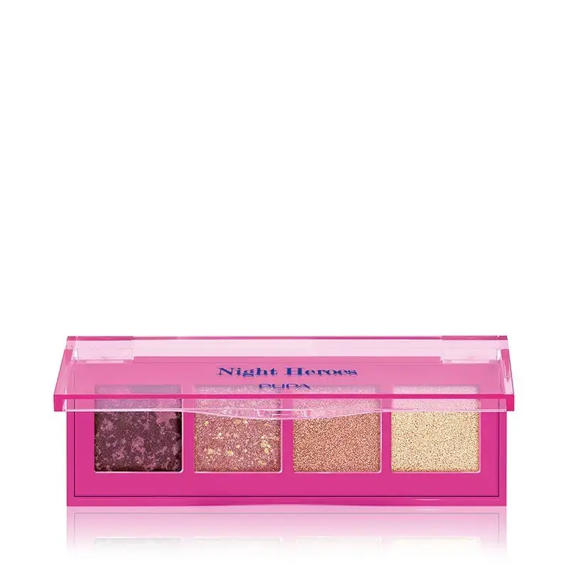 Pupa Night Heroose Eye Palette - 4 Multi Finish Eyeshadows 002 - True Queen