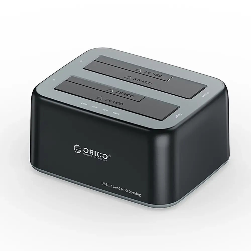 Orico 6829C3 Docking Station for 2 x 2.5"/3.5" SATA HDD/SSD - Black