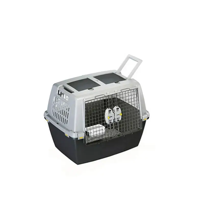 Transportēšanas būris Gulliver Touring 80x58,5x62cm tumši pelēks|gaiši pelēks