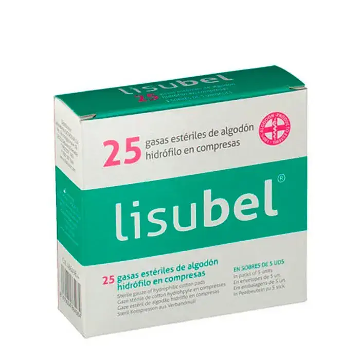LISUBEL Sterile Gauze Gauze Pads Hydrophilic Cotton Compresses 25U