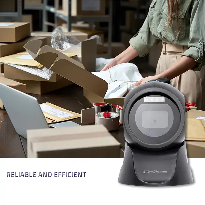 Qoltec 1D | 2D | USB stationary scanner