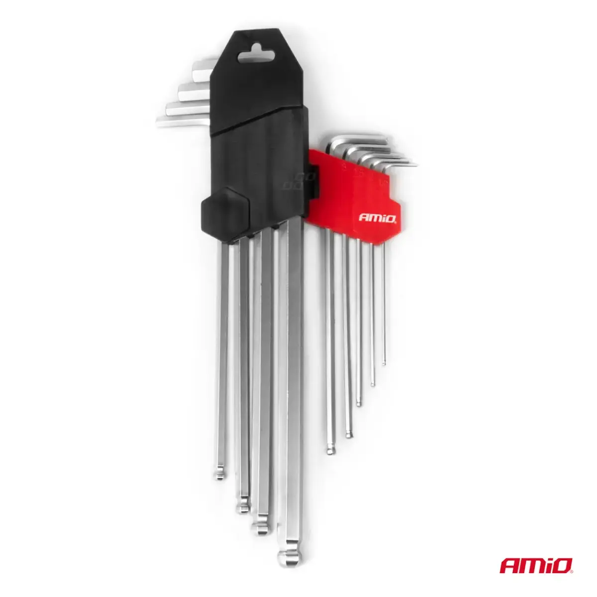 Imbus hex keys CRV 9pcs AMIO-04303