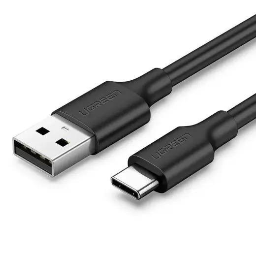 Ugreen 60826 datu pārraides un uzlādes vads | USB-A uz USB-C | 15W | 3m | melns