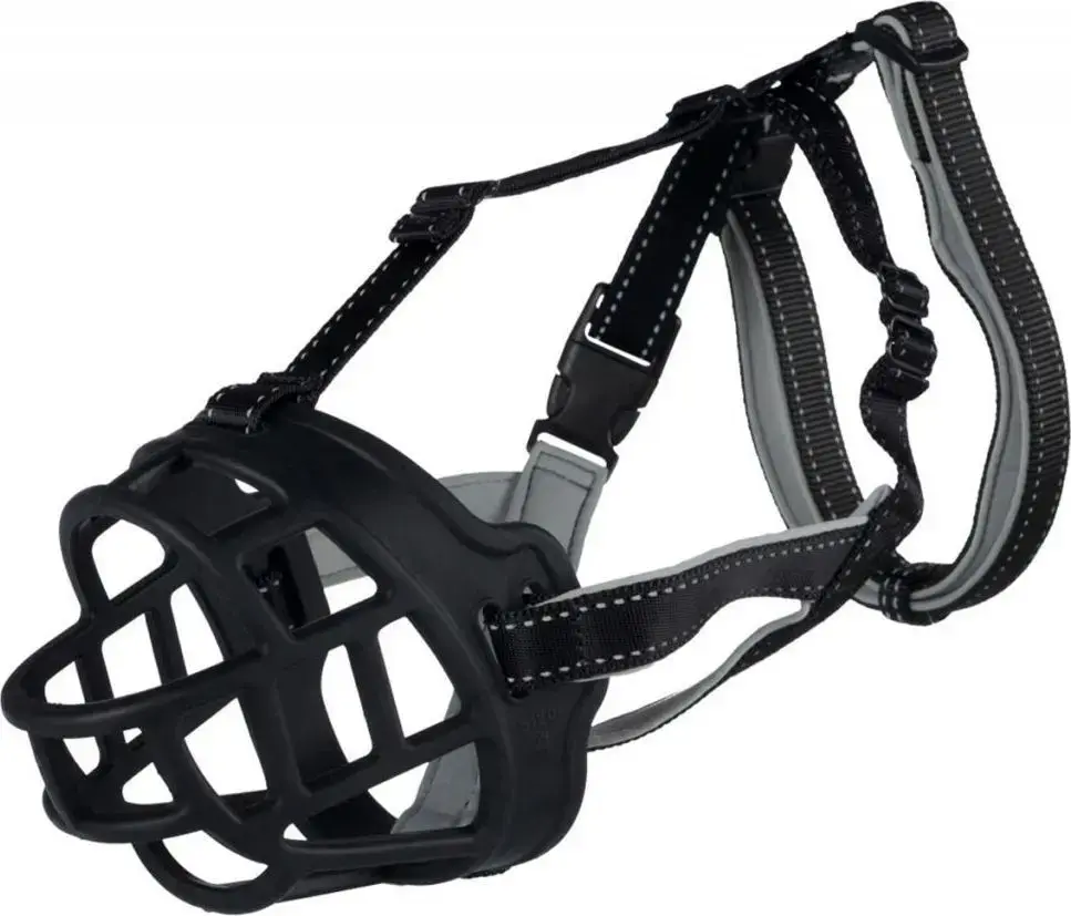 Trixie Muzzle Flex  silicone muzzle  L black